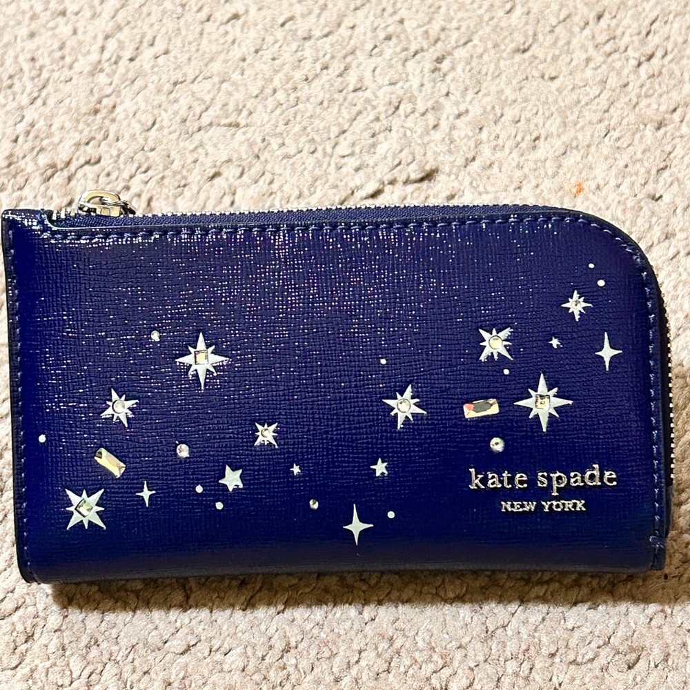 Kate Spade Devin Embellished Small Slim Bifold Wallet